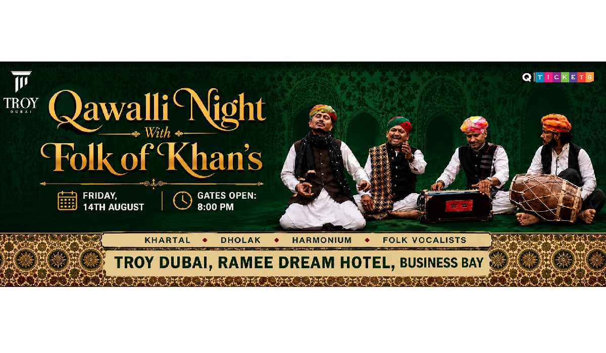 Experience a Soulful Qawwali Night With Folk of Khan’s in Dubai This August